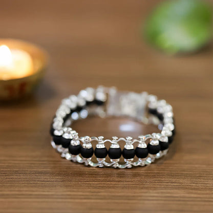 Silver coated premium karungali bracelets